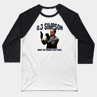 OJ Simpson Rest in Peace Baseball T-Shirt